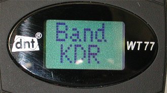 Selecting Band KDR