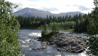 River panorama Jämtland